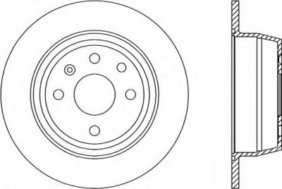 OPEN PARTS bdr141610 -  Тормозной диск